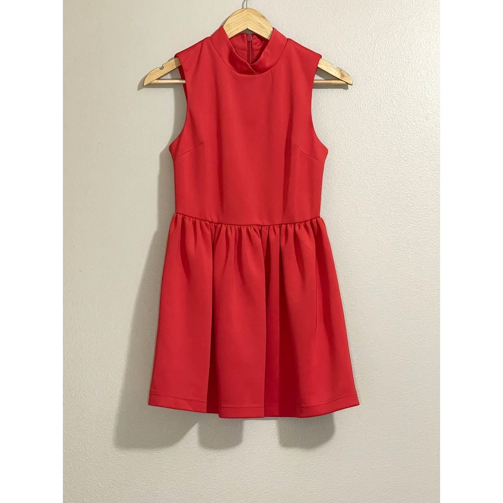 TOPSHOP PETITE Empire Waist Mini Dress 4